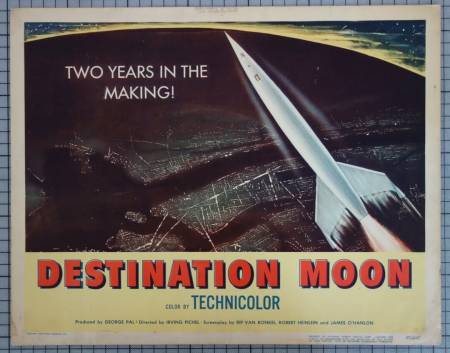 Endstation Mond originale US Title Lobby Card