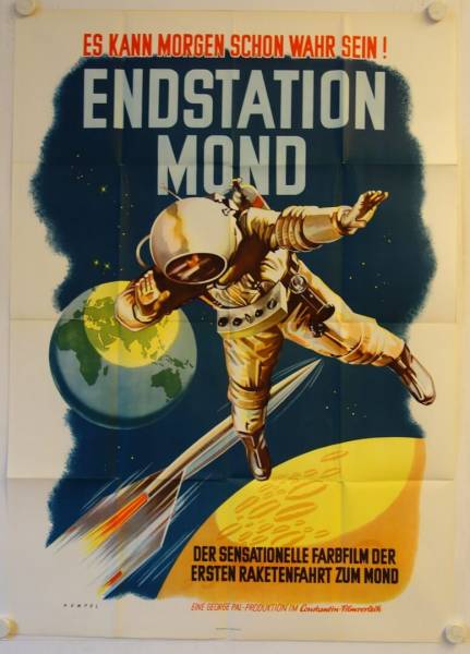 Destination Moon original release german movie poster