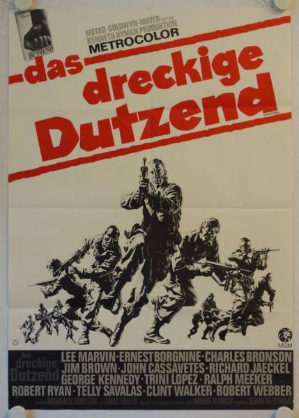 Das dreckige Dutzend originales deutsches Filmplakat