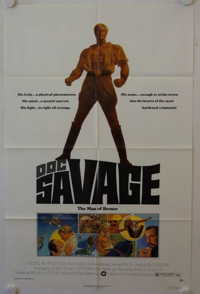 Doc Savage Der Mann aus Bronze originales US Filmplakat