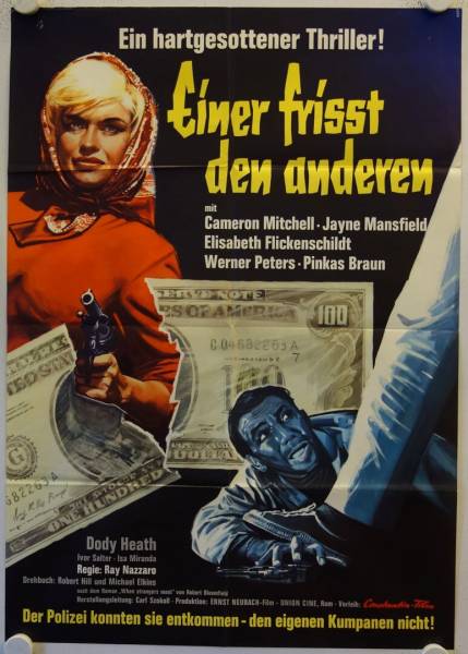 Einer frisst den anderen originales deutsches Filmplakat