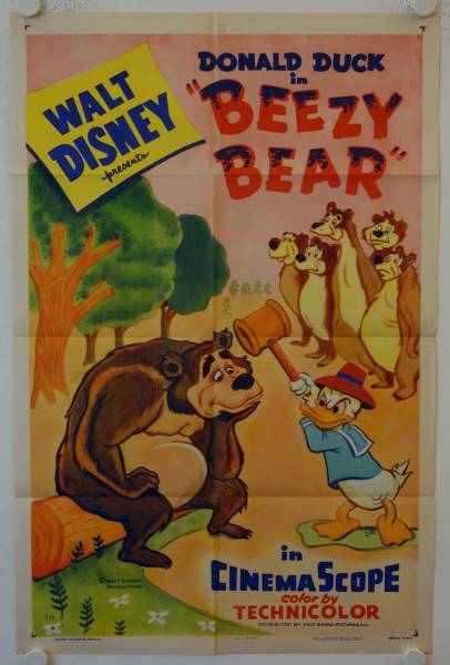 Donald Duck in Beezy Bear originales US Filmplakat