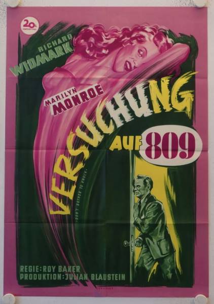 Versuchung auf 809 originales deutsches Filmplakat