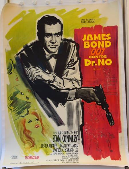 James Bond 007 jagt Dr. No originales Filmplakat aus Frankreich