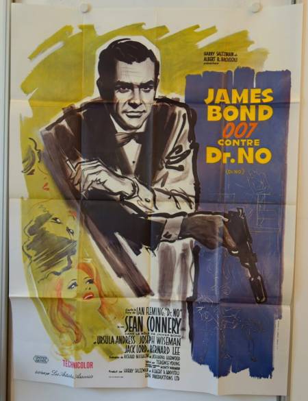 James Bond 007 jagt Dr. No originales Filmplakat aus Frankreich