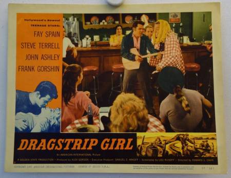 Dragstrip Girl original release US lobby card