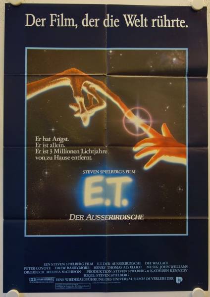 E.T. - Der Ausserirdische originales deutsches Filmplakat