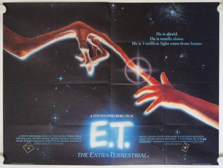 E.T. - Der Ausserirdische originales British Quad Filmplakat