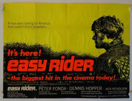 Easy Rider originales britisches Filmplakat