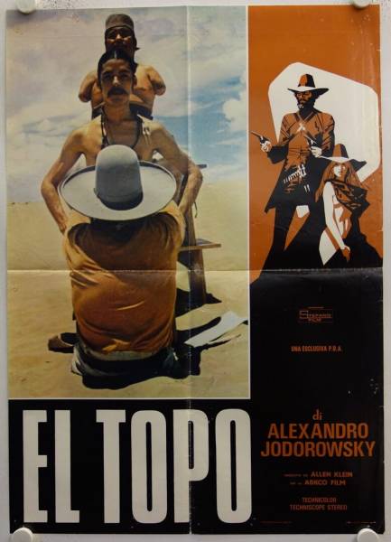 El Topo originales Filmplakat aus Italien