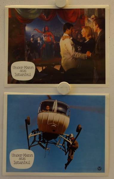 Estambul 65 - That Man in Istanbul original release german lobby cards