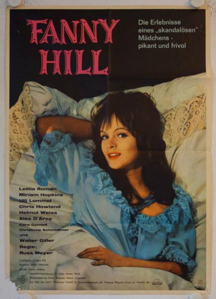 Fanny Hill original release german movie poster