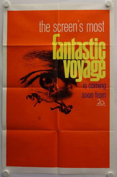 Fantastic Voyage original release US Onesheet movie poster