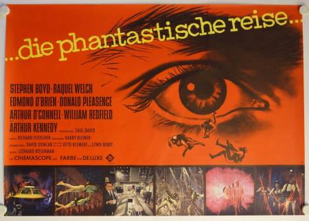 Die phantastische Reise originales deutsches A0-Filmplakat