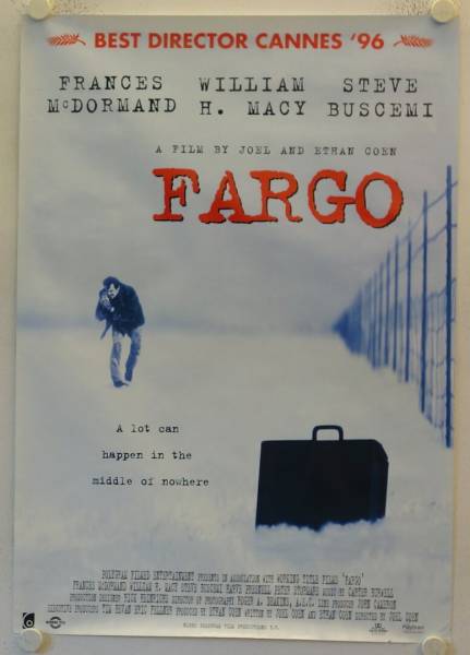 Fargo original release Belgian onesheet movie poster