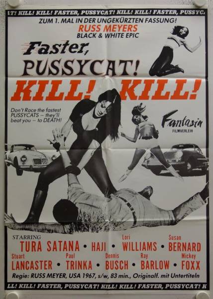 Faster, Pussycat! Kill! Kill! re-release german movie poster