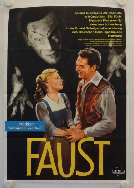 Faust originales deutsches Filmplakat