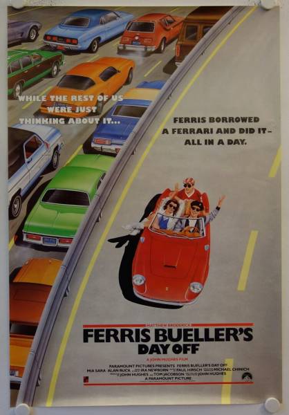 Ferris macht blau originales US Filmplakat