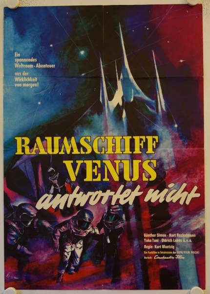 Raumschiff Venus antwortet nicht originales deutsches Filmplakat