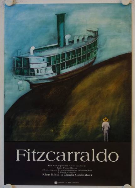 Fitzcarraldo original release czech A1 movie poster