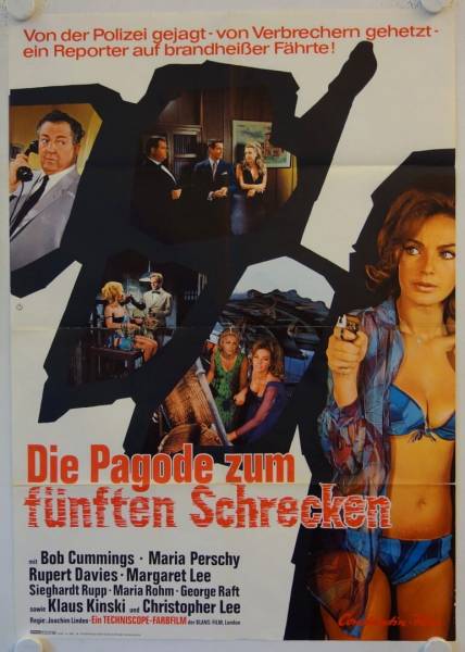 Die Pagode zum fünften Schrecken originales deutsches Filmplakat