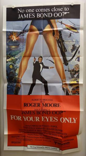 For your Eyes only original release US Three-Sheet movie poster