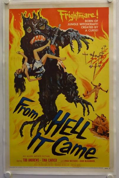 From Hell it came original release US Onesheet movie poster