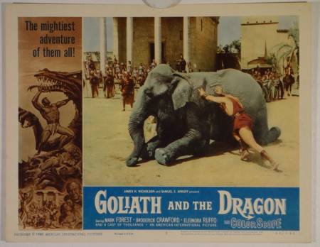 Goliath and the Dragon original release US Lobby Card