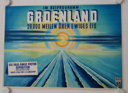 Greenland - Groenland, vingt mille lieues sur les glaces original release german movie poster