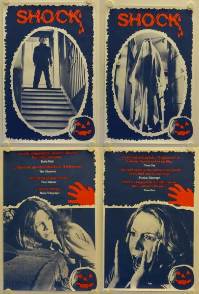 Halloween originales Double Crown Filmplakate Set