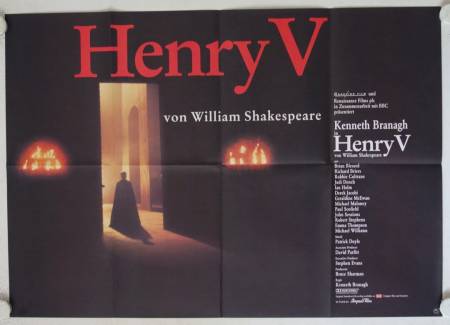 Henry V. original release german movie poster