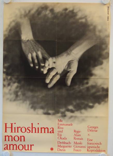 Hiroshima mon Amour original release east-german movie poster