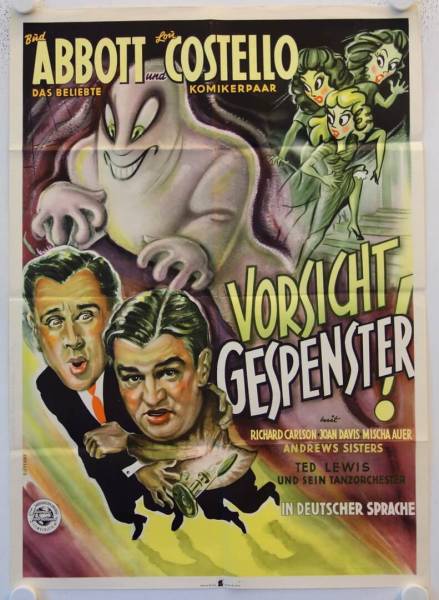 Hold that Ghost original release german movie poster