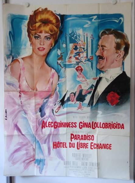 Hotel Paradiso original release large french movie poster