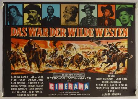 How the West Was Won original release german movie poster