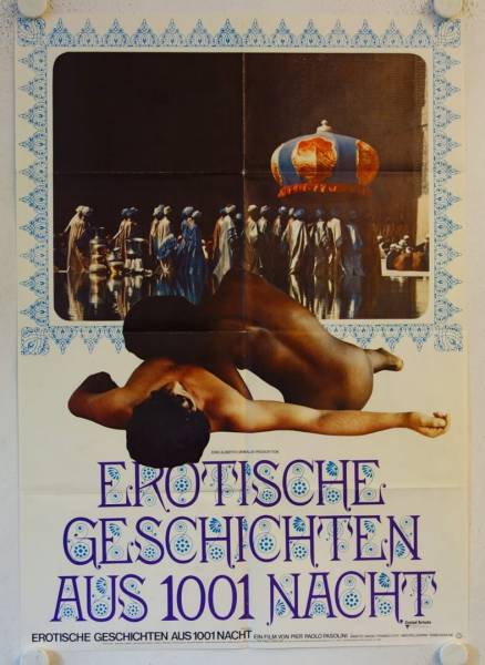 Il fiore delle mille e una notte - Arabian Nights original release german movie poster