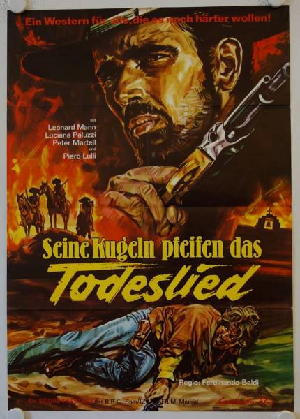 Seine Kugeln pfeifen das Todeslied originales deutsches Filmplakat