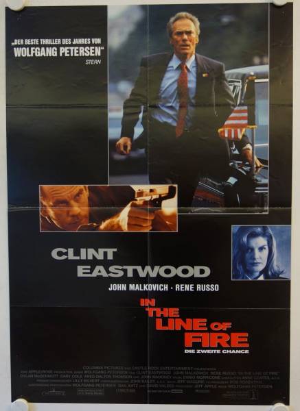 In the Line of Fire original release german movie poster