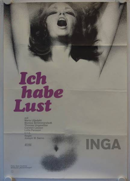 Inga original release german movie poster