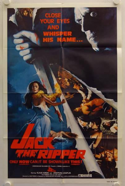 Jack the Ripper originales deutsches Filmplakat