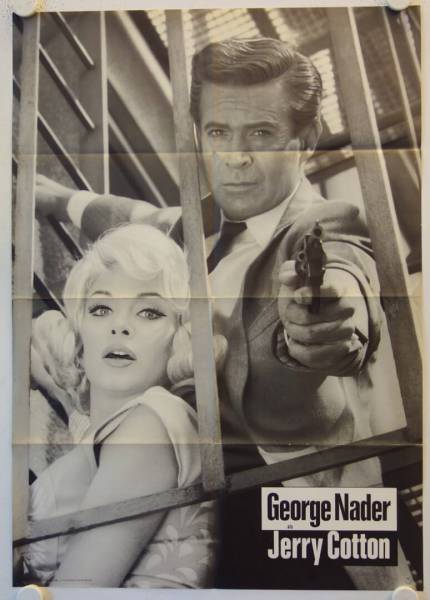 Jerry Cotton Special Posters original release german movie posters (4)