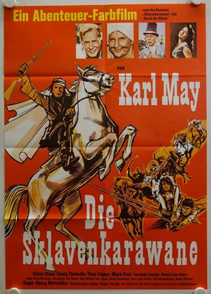 Karl May - Die Sklavenkarawane re-release german movie poster