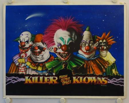 Killer Klowns from Outer Space original artwork for the british video ...