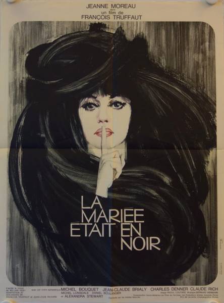 La mariee etait en noir - The Bride wore black original release french movie poster