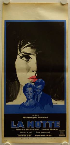 La Notte - The Night original release italian locandina movie poster