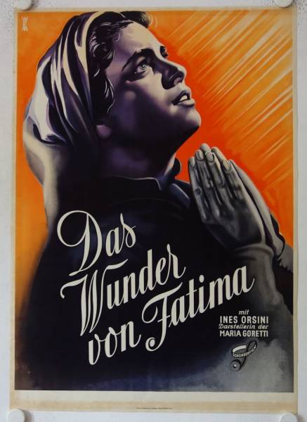 Das Wunder von Fatima originales deutsches Filmplakat