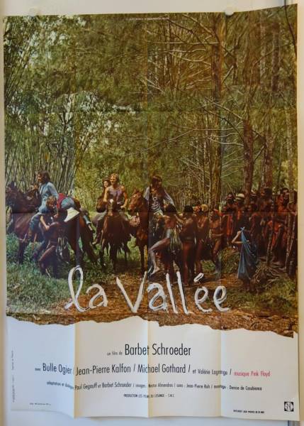La Vallee - The Valley obscured by Clouds original release large french movie poster
