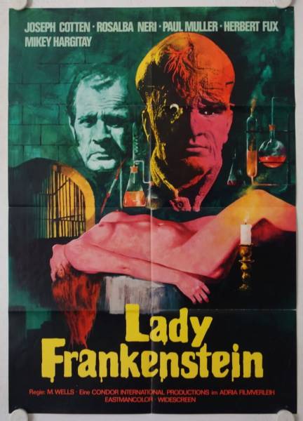 Lady Frankenstein originales deutsches Filmplakat