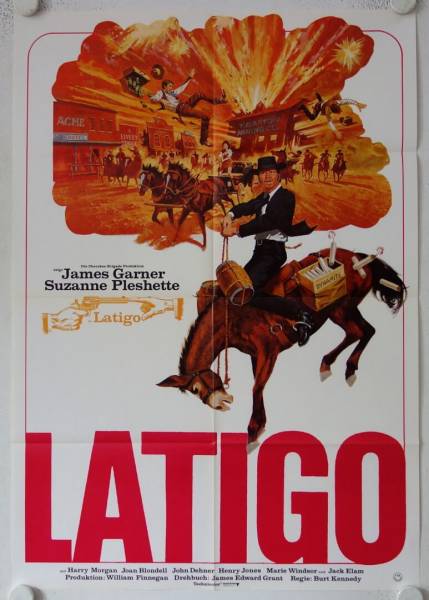 Latigo original release german movie poster