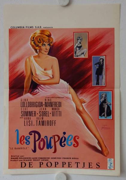 Le Bambole original release belgian movie poster